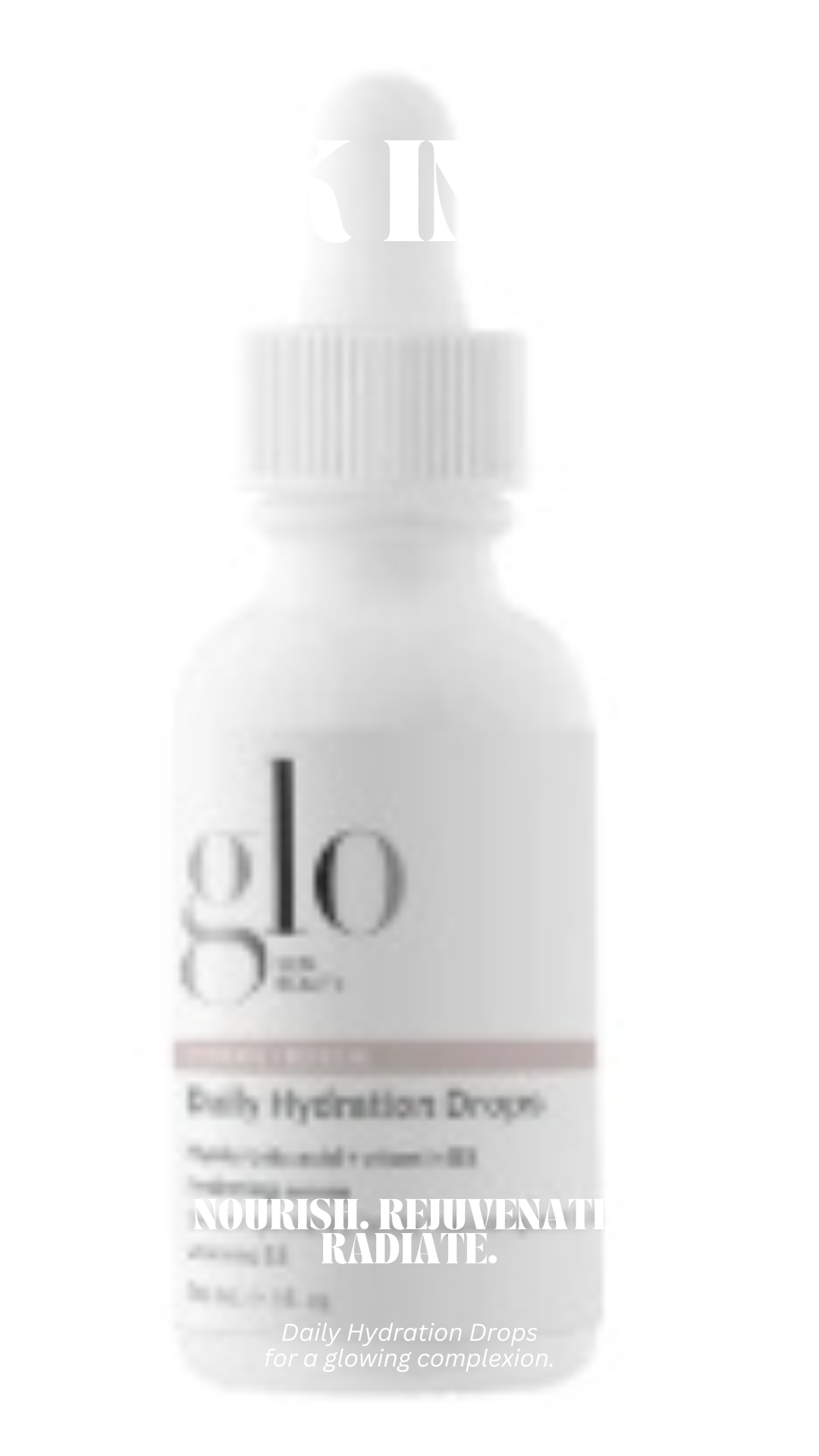 Glo Skin Beauty Daily Hydration Drops – Hyaluronic Acid & Vitamin B5 Face Serum
