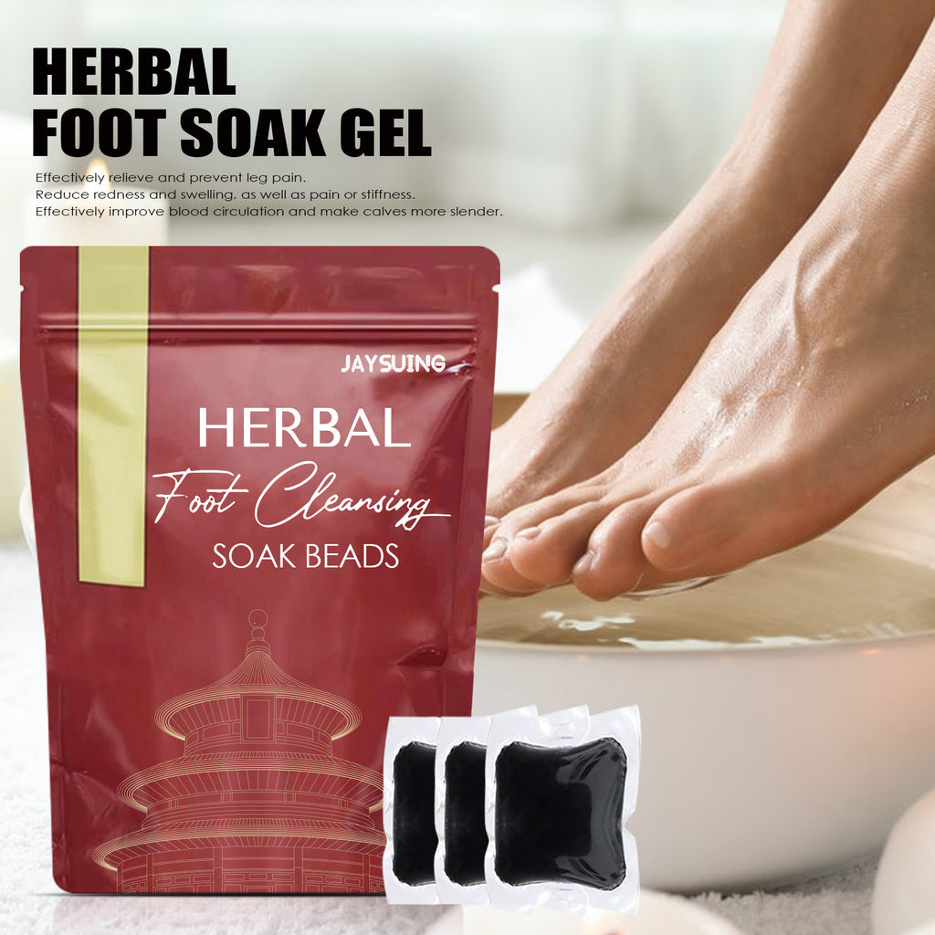 Herbal Foot Soak Beads – Relieve Fatigue & Warm Cold, Dampness Away (10 pcs)