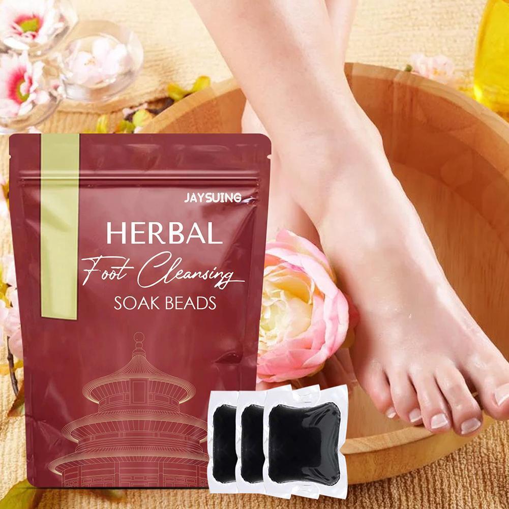 Herbal Foot Soak Beads – Relieve Fatigue & Warm Cold, Dampness Away (10 pcs)