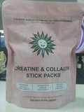 Creatine & Collagen Stick Packs – 20 On-the-Go Dietary Supplement Sticks